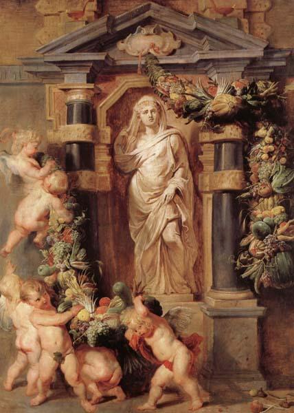 Peter Paul Rubens Statue of Ceres Sweden oil painting art